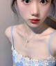 芯奢S925純銀蝴蝶流蘇項(xiàng)鏈女款女生小鎖骨鏈中秋情人節(jié)生日禮物送女友 【蝴蝶結(jié)禮盒】光影蝴蝶項(xiàng)鏈 曬單實(shí)拍圖