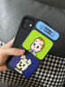米弗希 翻蓋支架殼適用蘋(píng)果16promax手機殼16新款iphone15pro創(chuàng  )意可愛(ài)14硅膠卡通13輕奢保護套情侶款 翻蓋支架殼【黑色-方塊原田治男孩】 iPhone 13 Pro Max 曬單實(shí)拍圖