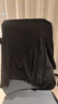 Navigare意大利小帆船女士緞面休閑西服七分袖休閑西裝2311804510 黑 XL  曬單實拍圖