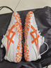ASICS亞瑟士足球鞋tf碎釘訓(xùn)練鞋C3 FF袋鼠皮高端緩震人草運(yùn)動鞋 白/橙1113A032-109 43.5 曬單實拍圖