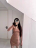 比瘦（BISOU BISOU）提臀收腹內褲女翹臀塑形收胯強力收小肚子中腰無(wú)痕束腰塑身褲薄款 黑色一件裝 L （體重95-110斤） 曬單實(shí)拍圖