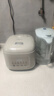 美的（Midea）電飯煲電飯鍋家用商用柴火飯多功能預約小型迷你煮飯2-3-4-5-8人大容量快煮飯不銹鋼內膽不易粘鍋 0涂層 3L 母嬰級316L不銹鋼內膽卡其灰偏白 曬單實(shí)拍圖