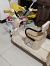 夢(mèng)多福兒童電動(dòng)摩托車(chē)三輪遙控玩具車(chē)可坐雙人寶寶0-12歲小孩一周歲禮物 奶油咖【12V+雙驅+遙控+大座椅】 男孩生日禮物女孩3-6歲 曬單實(shí)拍圖