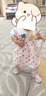 G.DUCKKIDS小黃鴨韓版長(cháng)袖嬰幼兒女童連衣裙1-2-3歲4-5女寶寶公主裙春秋裙子 白色- 80 建議身高75厘米左右- 曬單實(shí)拍圖