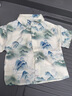 G.DUCKKIDS童裝男童套裝夏季兒童服裝一歲寶寶衣服小童夏裝國風(fēng)襯衫短褲男孩 綠色 80 尺碼7-11月(建議寶寶75-85cm) 曬單實拍圖