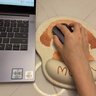 摩加（Mojia）3D硅膠護腕鼠標墊油畫(huà)小狗手托辦公學(xué)習加厚手腕墊游戲鍵盤(pán)墊定制 YX-1170【棕白狗】 無(wú)規格 曬單實(shí)拍圖
