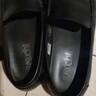 沙馳（SATCHI）男鞋 男士皮鞋一腳蹬皮鞋男商務(wù)休閑鞋  21782037Z 黑色A 43 曬單實(shí)拍圖