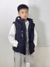 雅鹿2025秋冬新款兒童羽絨馬甲外穿加厚女童男童小童中大童秋冬季背心 黑色 150 曬單實(shí)拍圖
