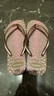 havaianas哈唯納Animals豹紋人字拖女夾腳平底鞋夏海邊外穿涼拖鞋 新色8548-玫瑰金 35-36 巴西碼 曬單實(shí)拍圖