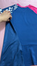 李寧（LI-NING）羽毛球服短袖套裝春夏涼爽排球乒乓球賽比賽運動(dòng)服時(shí)尚專(zhuān)業(yè)透氣 女子/藍色上衣/黑色短褲 套裝 L 曬單實(shí)拍圖