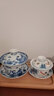 肖字和德蓋碗仿復(fù)古大明成化斗彩雞缸杯功夫茶具單蓋碗茶杯陶瓷青花泡茶器 斗彩雞缸-青花蓋碗 曬單實(shí)拍圖
