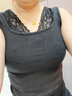 別語(yǔ) 黑色吊帶背心女夏季新款內搭外穿運動(dòng)美背秋冬打底無(wú)袖短款上衣 黑色【方領(lǐng) 短款】 XL (106-120斤) 曬單實(shí)拍圖