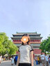小野七天條紋正肩短袖t恤女夏辣妹修身顯瘦杏色短上衣 杏色 M 曬單實(shí)拍圖