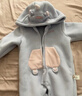 戴維貝拉【動(dòng)物園】嬰兒衣服開(kāi)秋外出服連體衣女寶秋裝男外套 曬單實(shí)拍圖
