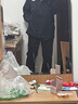 多拉鏈設計感美式復古潮牌純黑直筒寬松微喇叭牛仔褲男女同款褲子 黑色【高品質(zhì)牛仔布】 3XL（關注優(yōu)先發(fā)貨） 曬單實拍圖