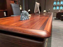 寧邱絡(luò )閣（NICHLORT）新中式辦公桌老板桌椅組合高檔大班臺辦公家具中式實(shí)木辦公室總裁 3.2米老板桌【北美進(jìn)口胡桃木】 曬單實(shí)拍圖