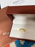 周生生永系列 愛心足跡 素圈 黃金戒指 足金開口戒 78037R計(jì)價(jià) 3.18克(含工費(fèi)100元) 曬單實(shí)拍圖