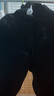 紅蜻蜓天絲亞麻褲子女夏季薄款九分夏天透氣抗皺棉麻哈倫褲女休閑褲 黑色 M 【建議95-115斤】 曬單實(shí)拍圖