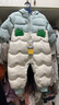 巴拉巴拉嬰兒羽絨服冬季連體衣男女童爬服萌200424120206 曬單實(shí)拍圖