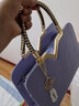 袋鼠（KANGAROO）女包2026秋季新款定型手提包潮流時(shí)尚單肩斜挎包奢侈品大氣實(shí)用 淺藍色 曬單實(shí)拍圖