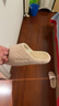 遠(yuǎn)港亞麻拖鞋女室內(nèi)家居家用四季防滑防臭布藝軟底棉麻木地板男春秋季 B款柔霧粉 36-37 (適合35-36腳) 曬單實(shí)拍圖