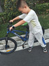 喜德盛兒童自行車(chē)小王子變速車(chē)7速青少年學(xué)生通勤運動(dòng)騎行單車(chē)藍銀色 曬單實(shí)拍圖