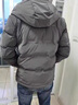 啄木鳥羽絨服男2024冬季新款男士加厚保暖外套韓版潮流免洗連帽防寒服 灰色 3XL【建議135-150斤】 曬單實(shí)拍圖
