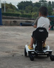 好孩子（gb）兒童電動(dòng)車(chē)戶(hù)外卡丁車(chē)漂移車(chē)兒童玩具 超穩底重心+360°漂移輪 曬單實(shí)拍圖