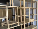 帝虹實(shí)木博古架隔斷展示柜多寶閣置物架辦公室簡約新中式博古架展示架 原木色 新中式一對（196*30*198） 曬單實(shí)拍圖