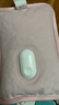 彩虹熱水袋暖手寶充電暖寶寶暖水袋注水暖手袋熱敷暖肚子 粉色 曬單實(shí)拍圖