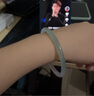 中國黃金（CHINA GOLD）玉手鐲天青凍玉鐲子叮當鐲七夕情人節(jié)禮物送女朋友老婆 60#玉髓手鐲窄版6mm【紀念品】 曬單實拍圖