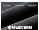 HIPANDA你好熊貓圓領(lǐng)衛衣男春秋舒適透氣寬松大碼套頭衫男士潮流新款外套 中灰#P黑Logo-金蔥 2XL 曬單實(shí)拍圖