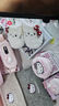 蕉內(nèi)銀皮301S女士精梳棉內(nèi)褲中腰7A抗菌撞色腰帶運動透氣三角禮盒3件 曬單實拍圖