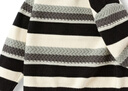 巴拉巴拉童裝兒童毛衣男童秋冬女童針織衫寶寶條紋套頭潮 白黑色調(diào)00419 100cm 曬單實(shí)拍圖