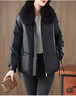 恒源祥真皮羽絨服女綿羊皮2025新款冬裝小個(gè)子短款真狐貍毛海寧皮衣外套 黑色【時(shí)尚百搭】 3XL 【建議140-155斤】 曬單實(shí)拍圖