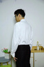 威可多（VICUTU）【Ever襯衫】男士潮流去污襯衫長(zhǎng)袖商務(wù)百搭舒適襯衣 白色 L (175B) 曬單實(shí)拍圖