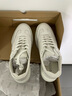 愛(ài)步（ECCO）平底鞋女 倪妮同款牛皮板鞋系帶休閑運動(dòng)鞋 街頭272803 白色/灰白色27280356946 38 曬單實(shí)拍圖