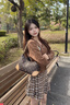 Marie Claire輕奢包包女包2025新款腋下包單肩包生日紀念日禮物送女友老婆 咖色 品牌禮盒裝 曬單實(shí)拍圖