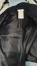拉曼咔原創(chuàng  )jk制服裙正版西裝外套秋冬季新款學(xué)院風(fēng)鉗色西服套裝三件套女 煙灰裙+鉗色西裝+尖角襯衫 送絲襪 M 【推薦91~100斤】 曬單實(shí)拍圖