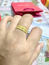 YINXIANGRONG黃金戒指女足金999三生三世情侶款素圈金戒指男七夕情人節禮物 多退少補18號圈口約1.9g支持多退少補 曬單實(shí)拍圖
