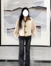 DGOV皮毛一體可雙面穿羊羔毛外套女小個(gè)子寬松顯瘦加厚短款麂皮絨上衣 咖色兩面穿外套【zt】 常規 M （建議100-110斤） 曬單實(shí)拍圖