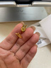 周生生丁香花黃金戒指 生生有囍足金花卉婚嫁三金開口戒 94445R計(jì)價(jià) 3.87克(含工費(fèi)160元) 曬單實(shí)拍圖
