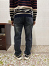 富鋌高端純棉加絨休閑褲男2025新款男士春秋季直筒寬松工裝褲子男 黑色（加絨加厚） 28 腰圍【2尺】 曬單實(shí)拍圖