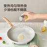 京東京造 平底鍋 煎蛋鍋麥飯石色不粘牛排炒菜鍋電磁爐燃氣灶專(zhuān)用24cm 曬單實(shí)拍圖