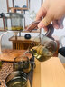 茶皇子（CHAHUANGZI）磁吸玻璃自動(dòng)茶具套裝懶人泡茶神器磁吸泡茶壺茶水分離沖茶器 煙灰色烏金茶盤(pán)套裝10件 曬單實(shí)拍圖