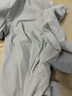 無(wú)印良品 MUJI 男式 防紫外線涼感寬版五分袖POLO衫 短袖硬核防曬涼感物語(yǔ) 淺灰色 XL （180/104A） 曬單實(shí)拍圖