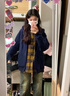 真維斯（JEANSWEST）酒紅色衛衣外套女春秋季2025新款寬松休閑開(kāi)衫小個(gè)子連帽短上衣潮 曬單實(shí)拍圖