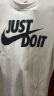 耐克NIKE男子运动生活TEE JUST DO IT SWOOSH短袖T恤AR5007-100白 M 实拍图