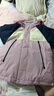 戴維貝拉（DAVE＆BELLA）兒童羽絨服保暖男童外套三防女童休閑中大童外衣冬裝新年 灰紫色【現貨】 120 cm（建議身高110-120cm） 曬單實(shí)拍圖