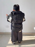 G.DUCKKIDS兒童羽絨服男童冬季新款洋帥氣寶寶男孩白鴨絨加厚冬裝保暖外套潮 熱售黑色 120 適合身高110-120cm年齡6-7歲 曬單實(shí)拍圖